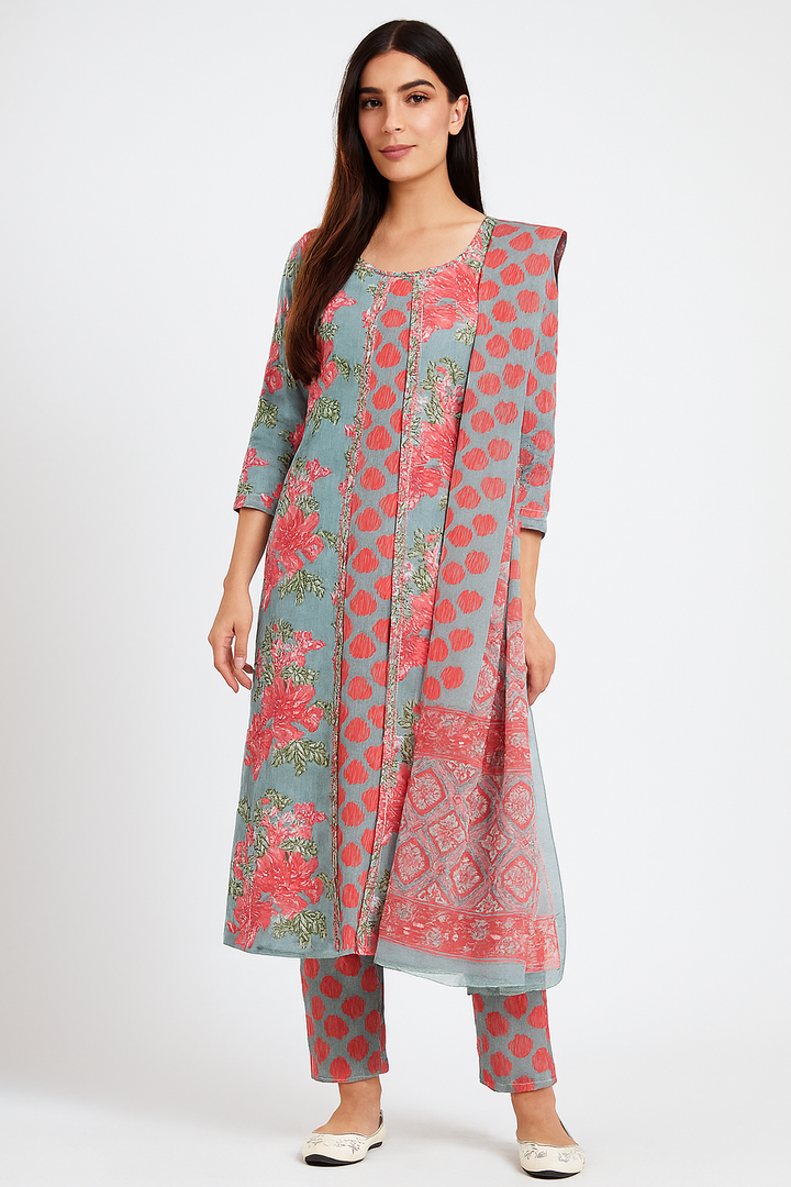 Floral Mist Kurta Set
