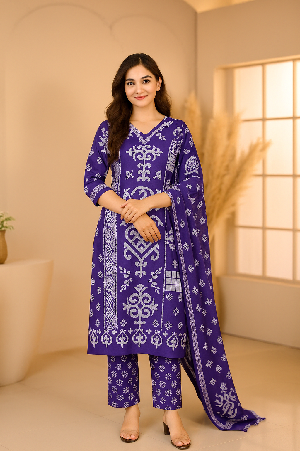 STITCHED DUPATTA SUITS