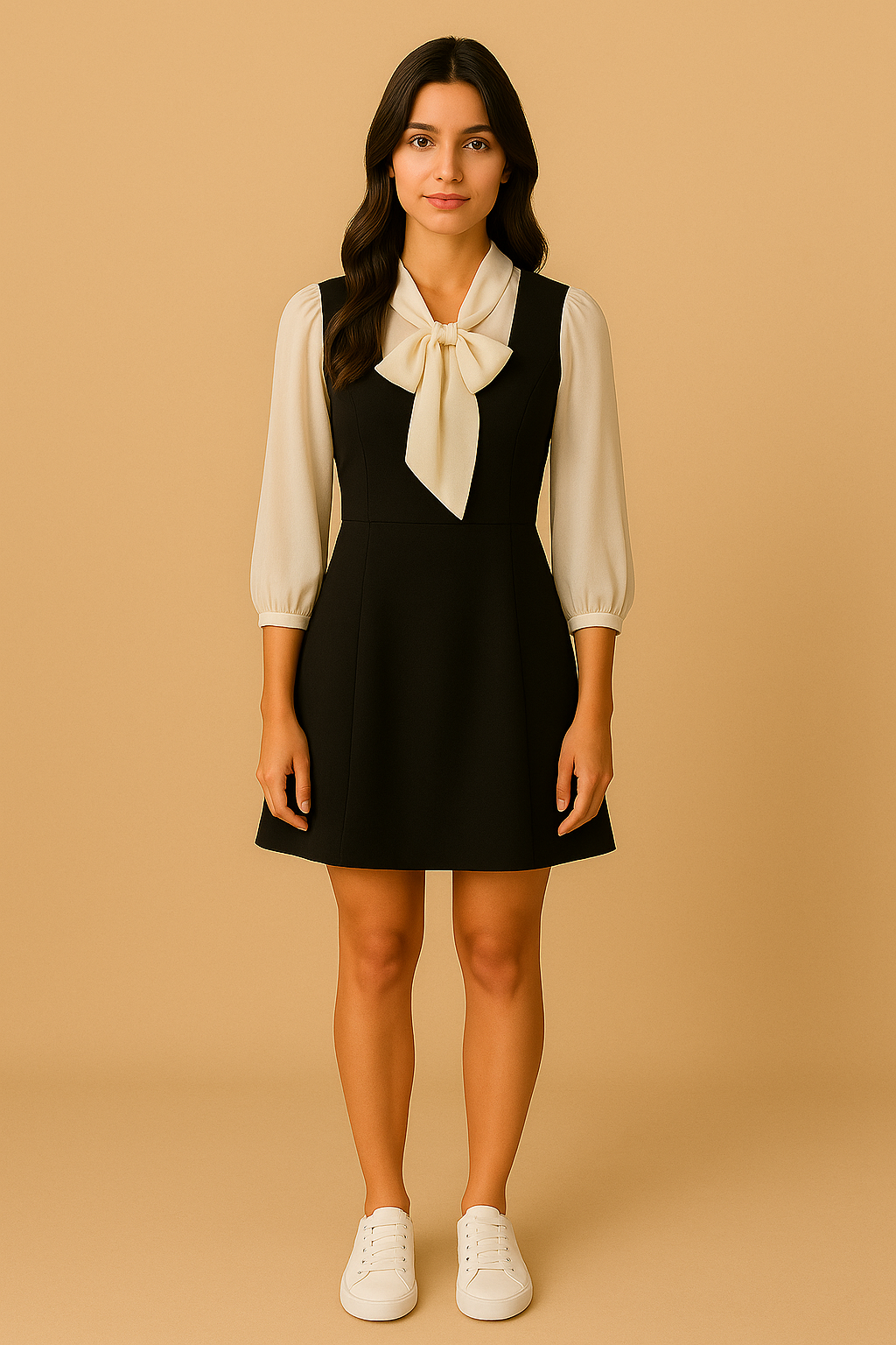 Maxi dress pinafore frock