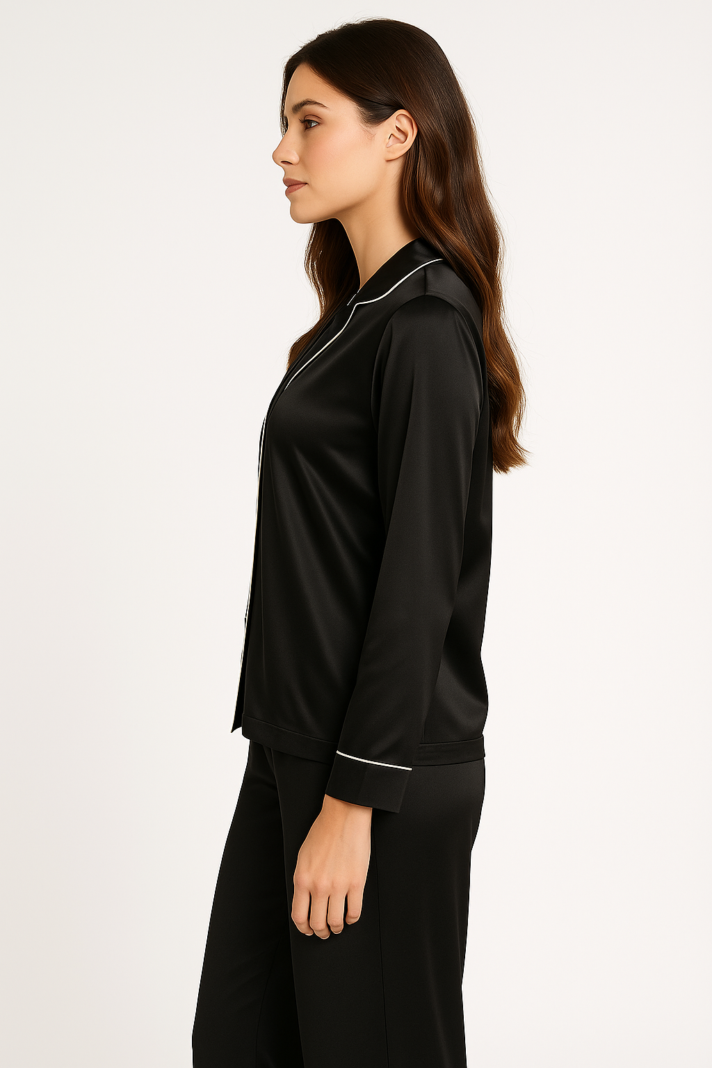 Black Elegant Night Suit