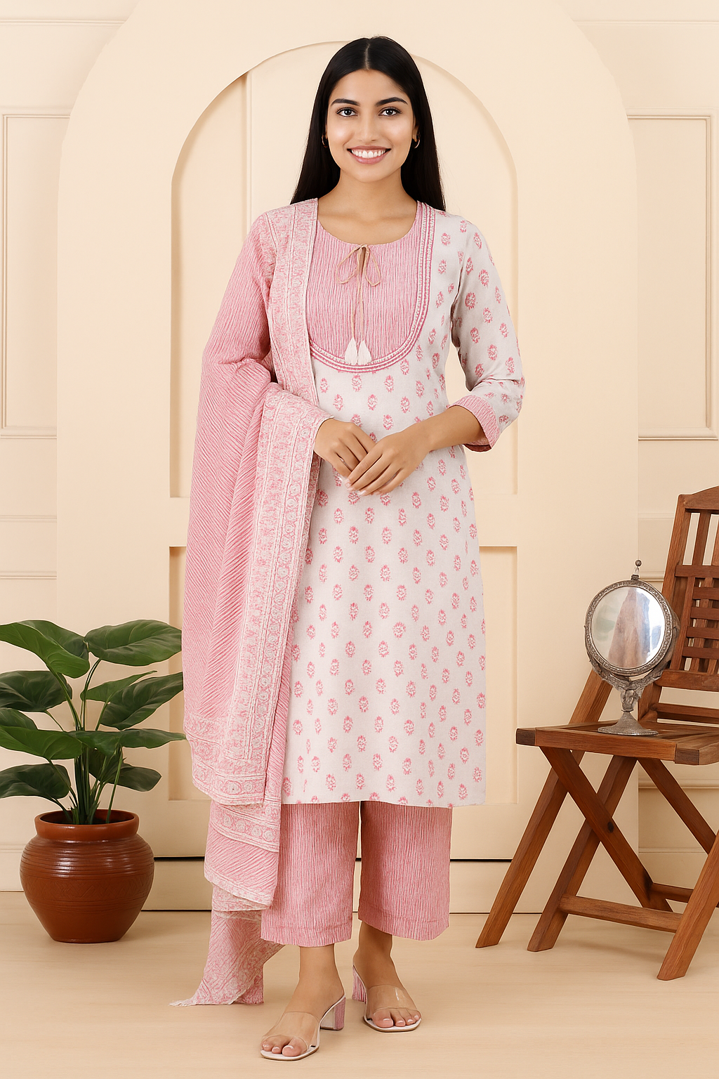 STITCHED DUPATTA SUITS