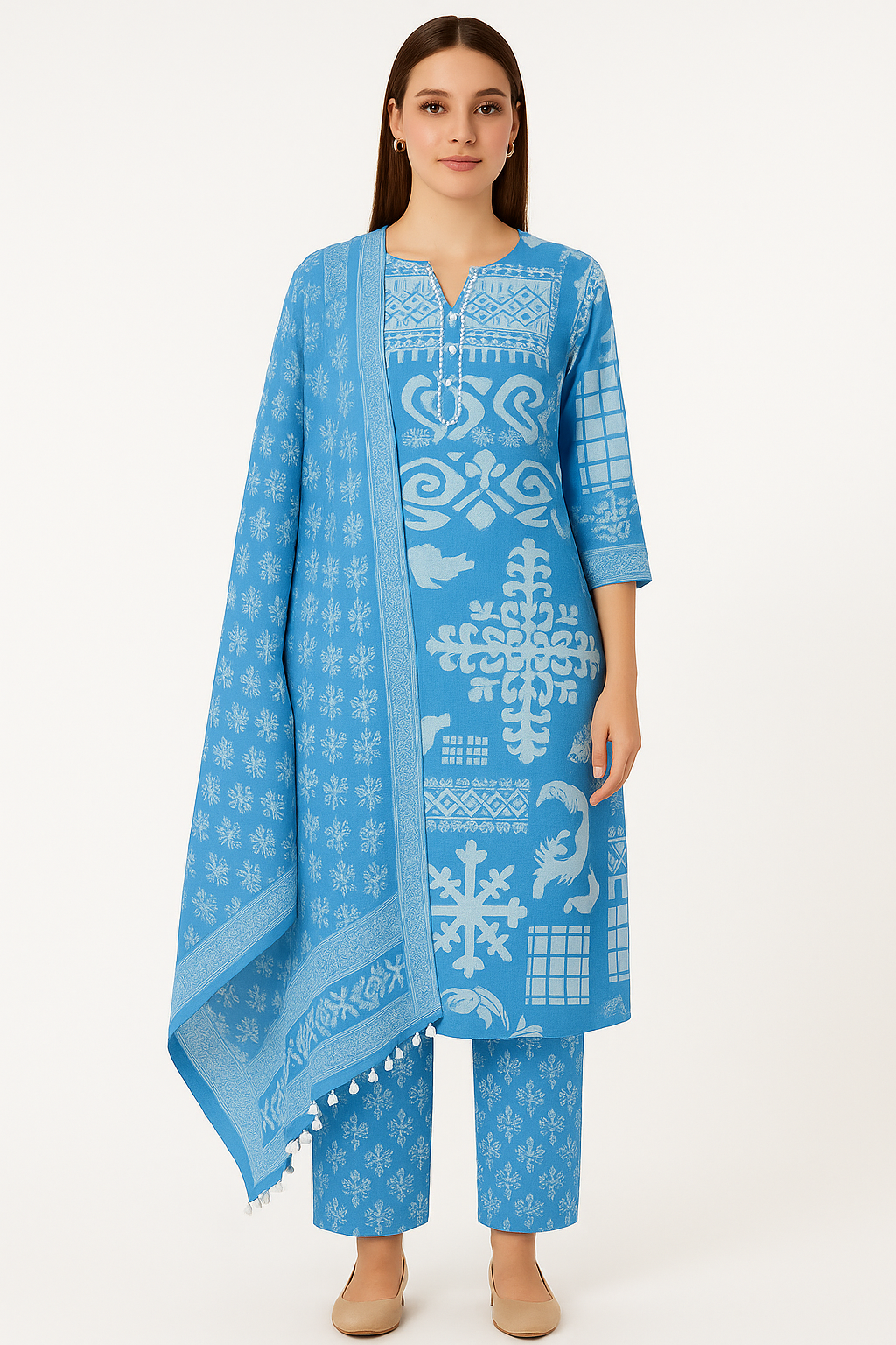 STITCHED DUPATTA SUITS